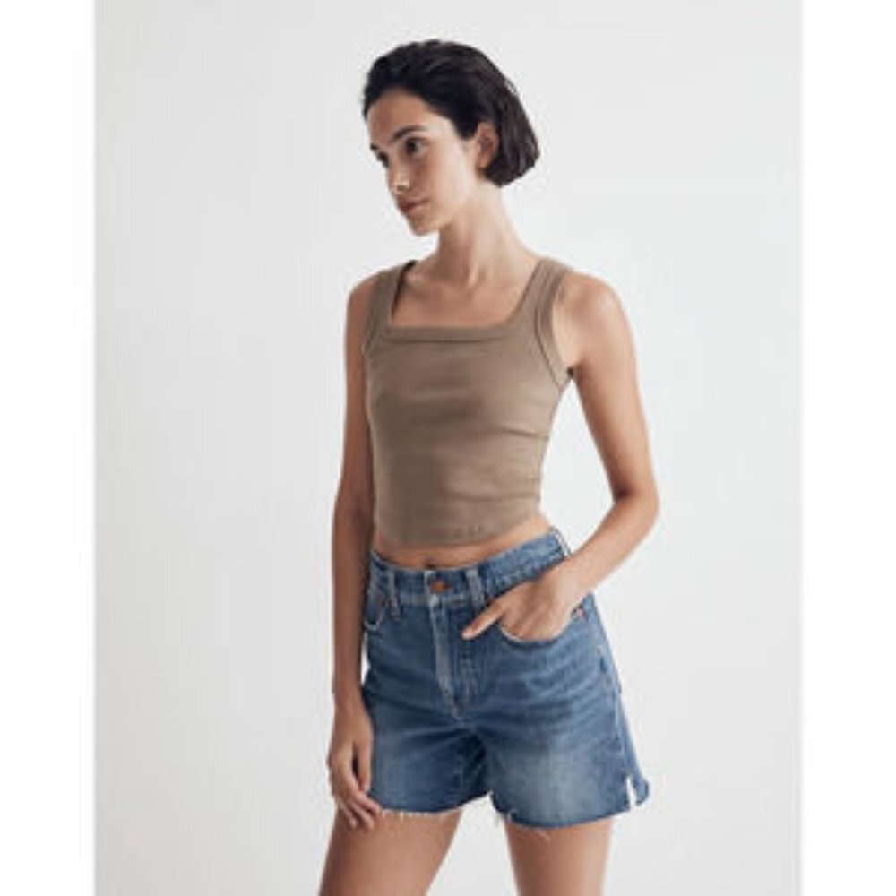 Madewell Tailored Crop Tank NWT Size XS